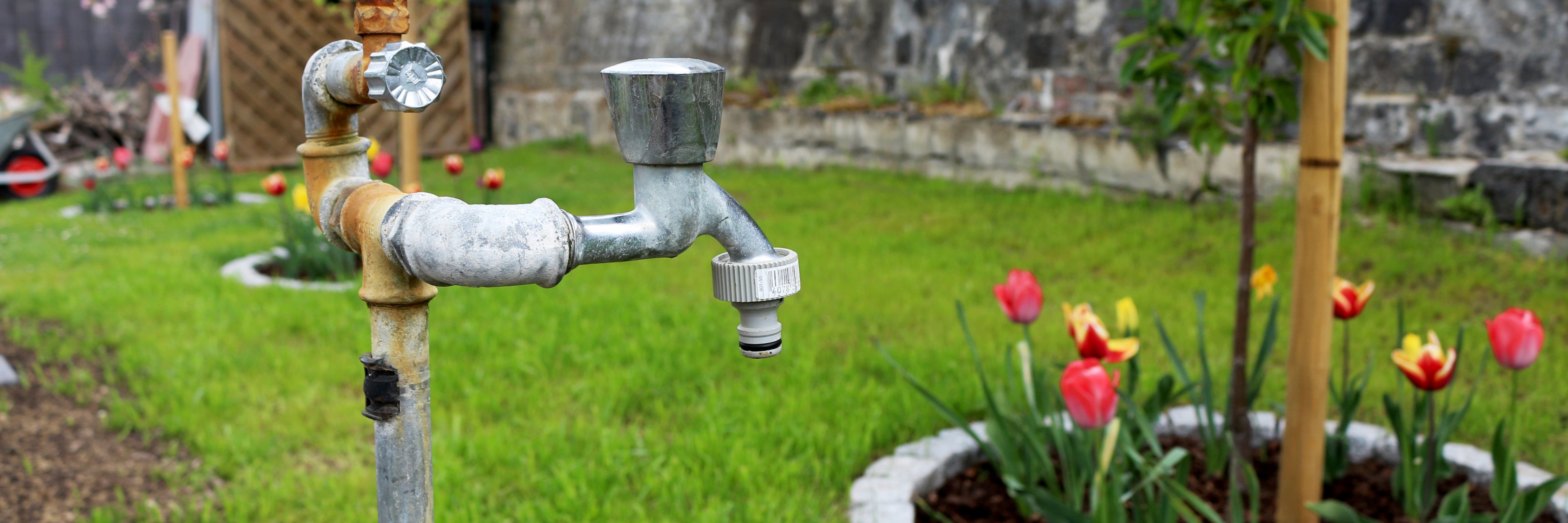 Faucet in the garden